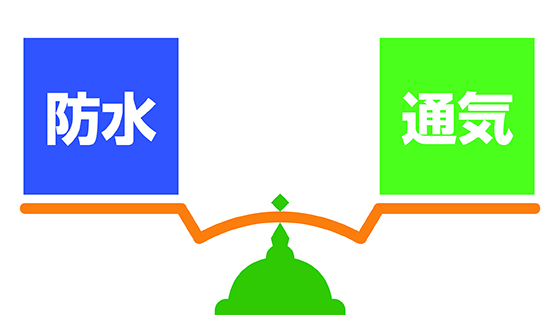防水 通気