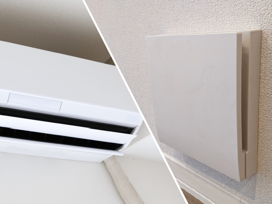 全館空調　24時間換気　ちがい